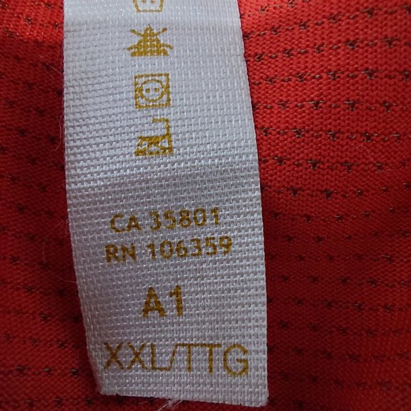 Lululemon Orange Silverescent Training Short Tee, Men's 2XL - Picture 8 of 9